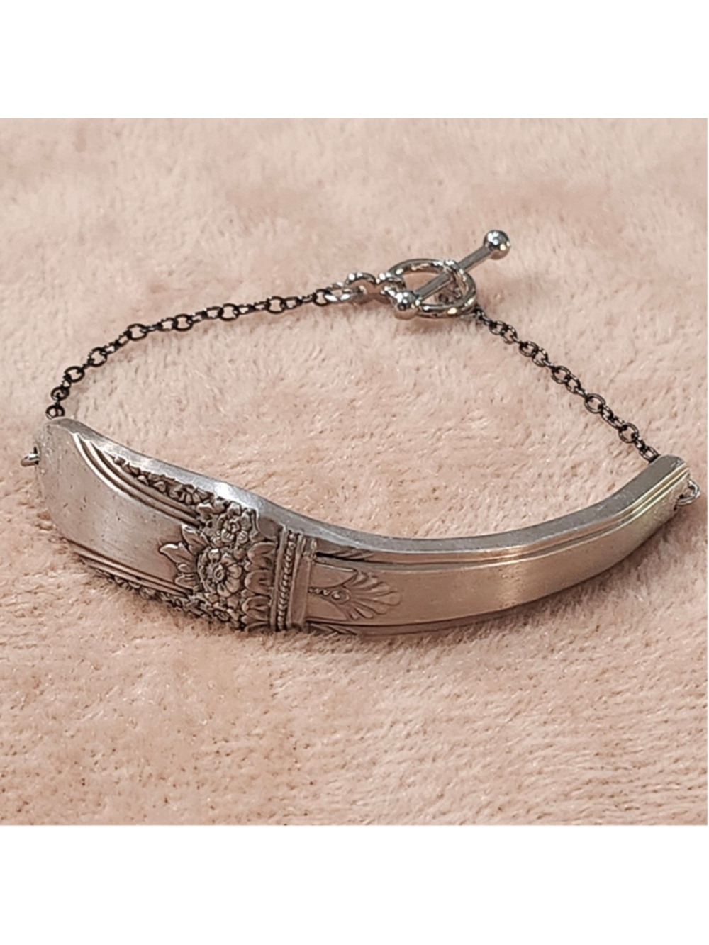 Rodgers bros First Love Silverplate Silverwear Bracelet handmade